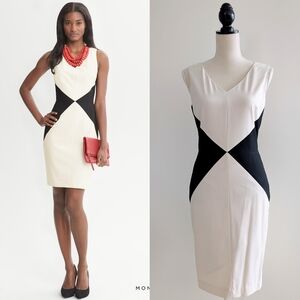 Banana Republic Diamond Pattern Dress Sz 6